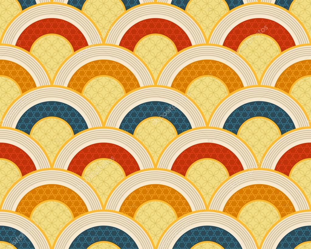 Seamless japanese scallop pattern Stock Vector Image by ©kidstudio852