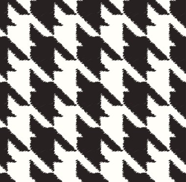 Sorunsuz houndstooth damalı deseni
