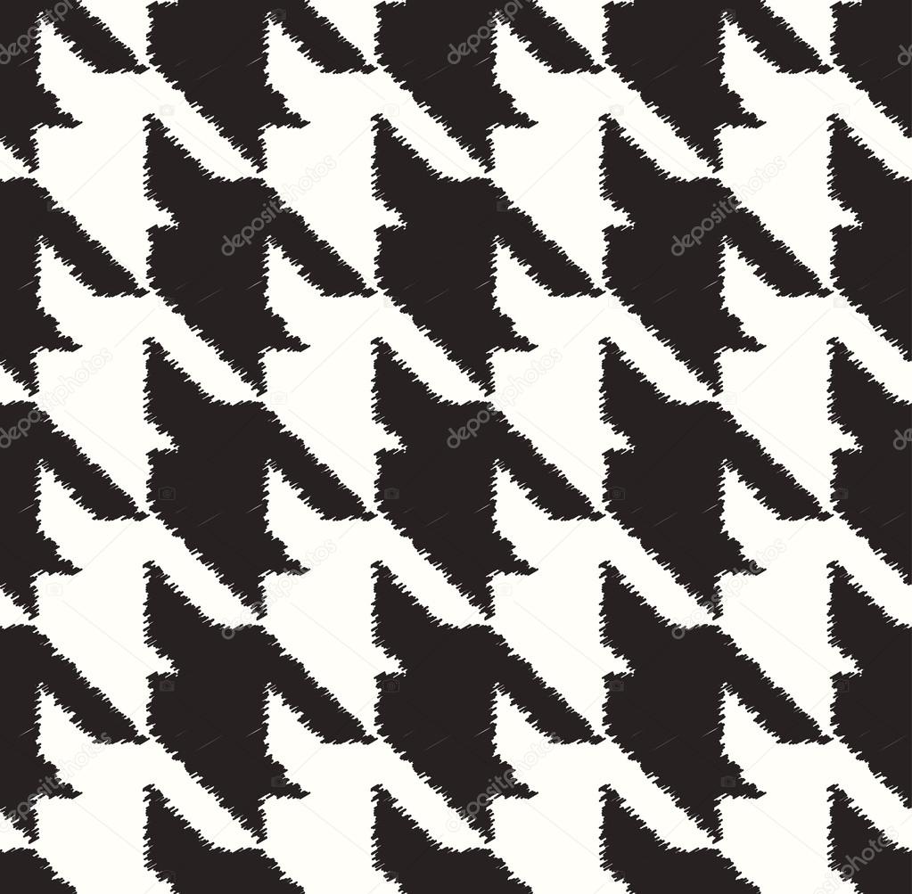 Seamless houndstooth checkered pattern