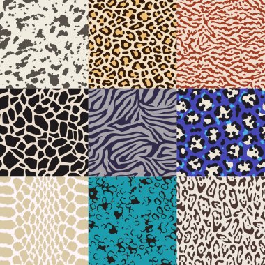 Animal print pattern clipart