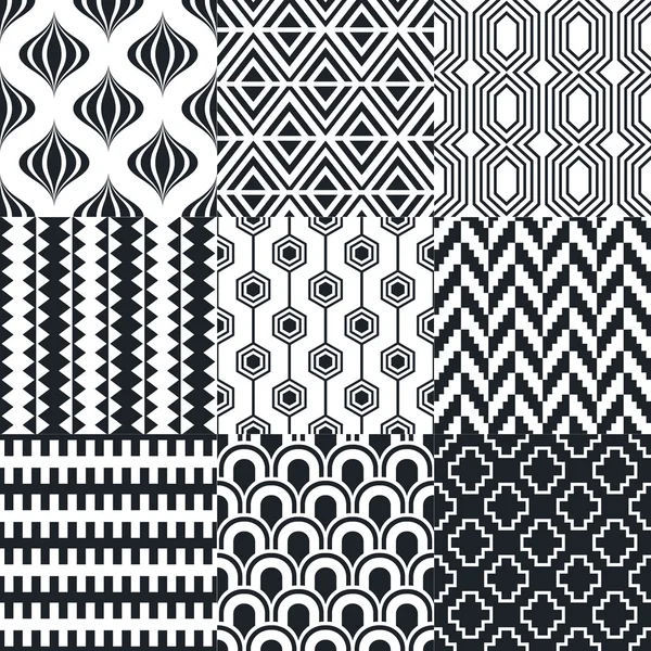 Set of elegant patterns — Stock Vector