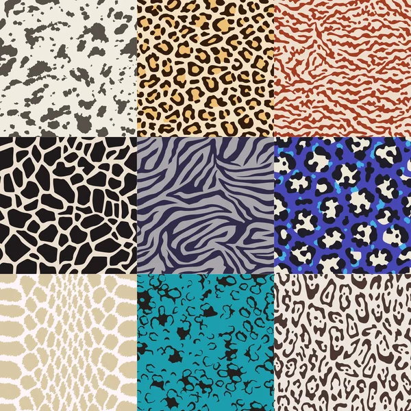 Animal Print Muster — Stockvektor