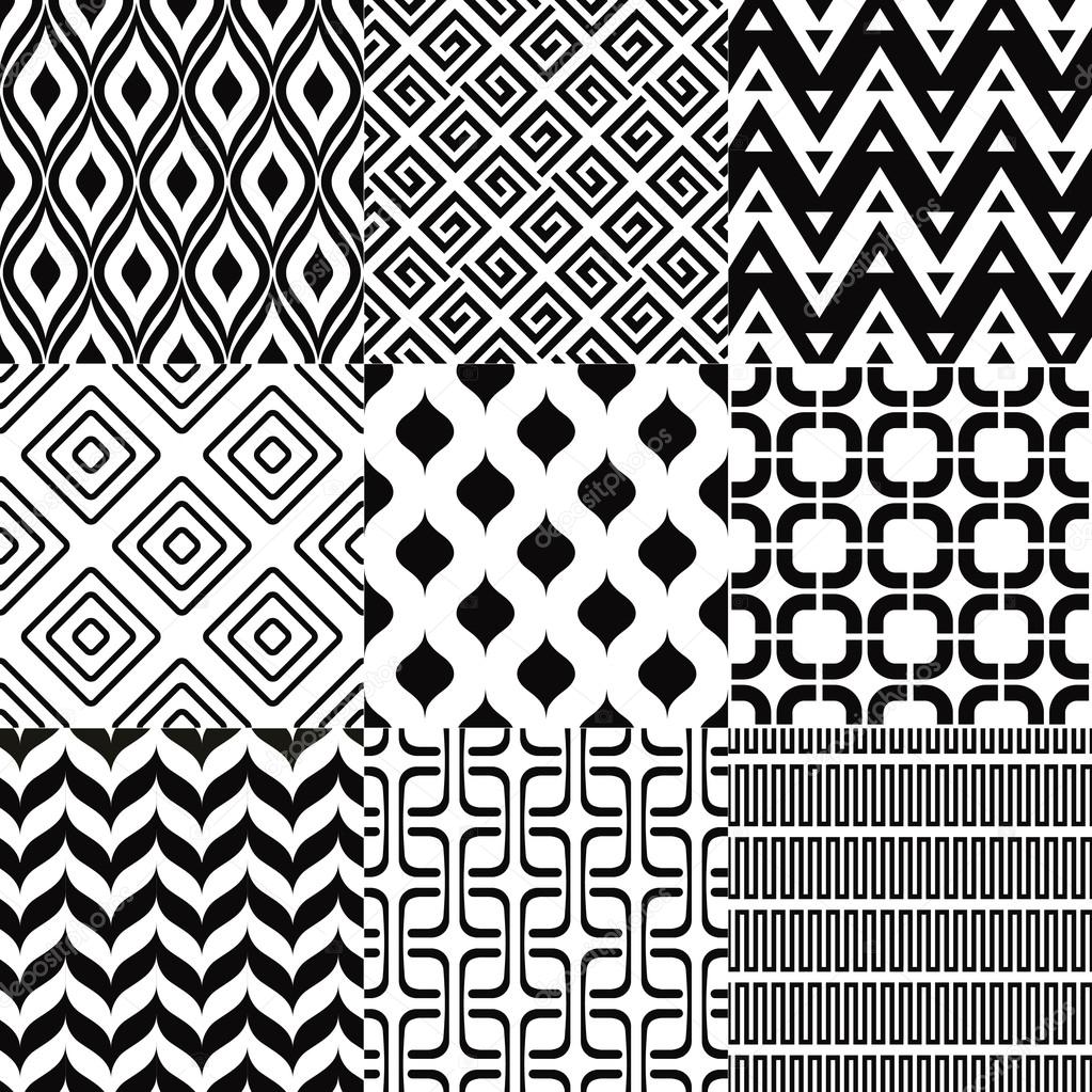 Set of elegant patterns