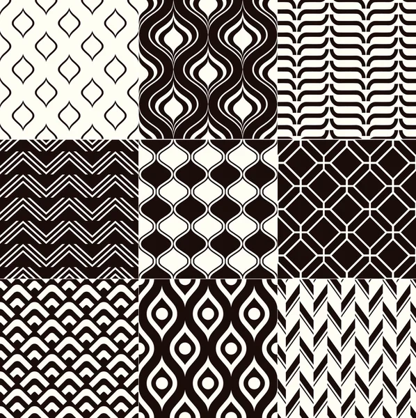 Set of elegant patterns — Stock Vector