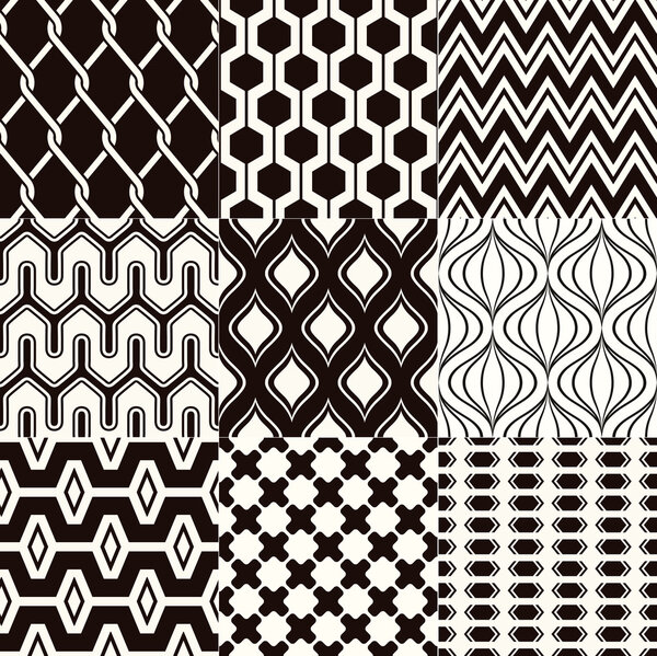 Set of elegant patterns