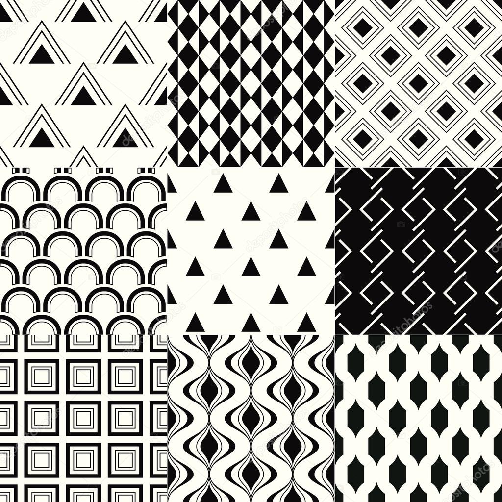 Set of elegant patterns