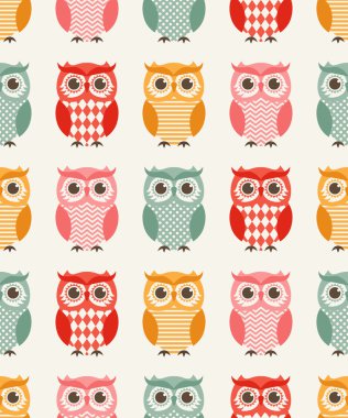 Baykuşlar çizgi film desen