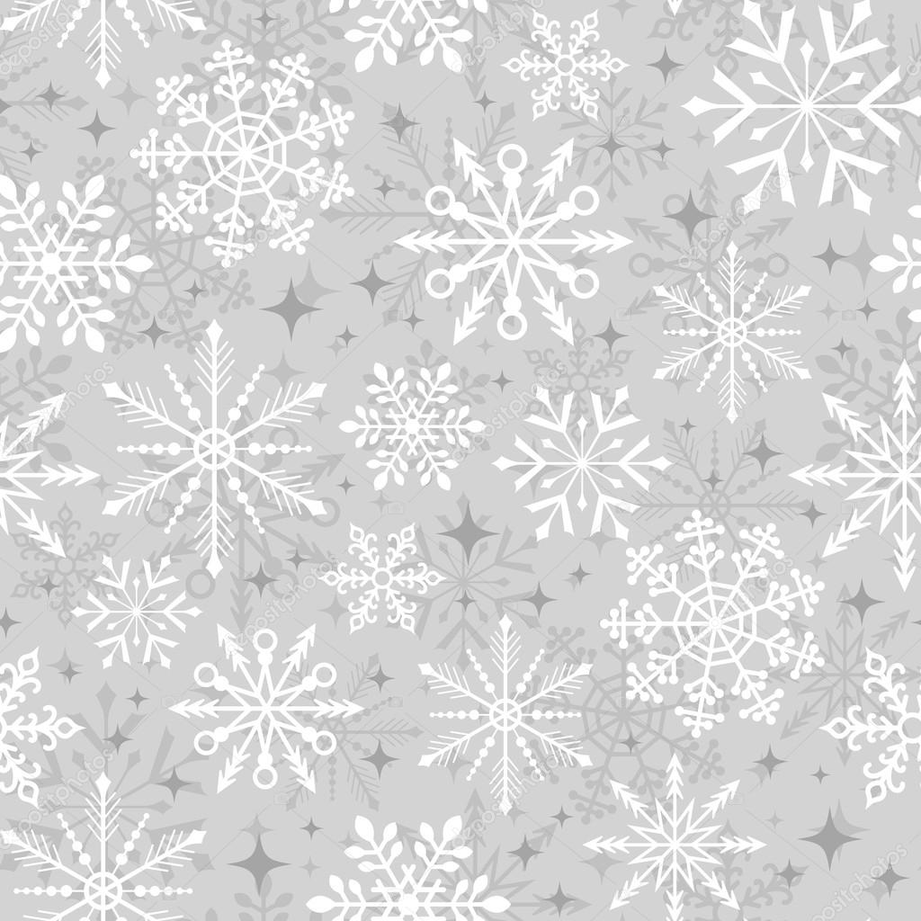 christmas snowflakes pattern