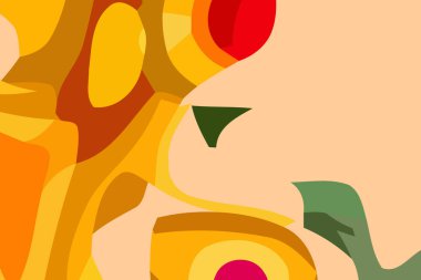 Renkli dinamik arka plan. Soyut vektör. Dijital eğri tasarımı. 2B görüntüleme dijital illüstrasyon.