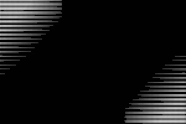 黒を基調としたハーフトーンデザイン 水平な線を描く点のデザイン — ストックベクタ