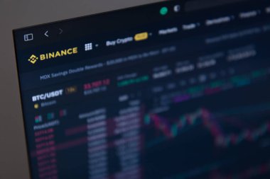 Binance kripto döviz, borsa, borsa, BTC, USDT, RuB web sayfasının fotoğrafları. Satmak ve evden bitcoin olmak