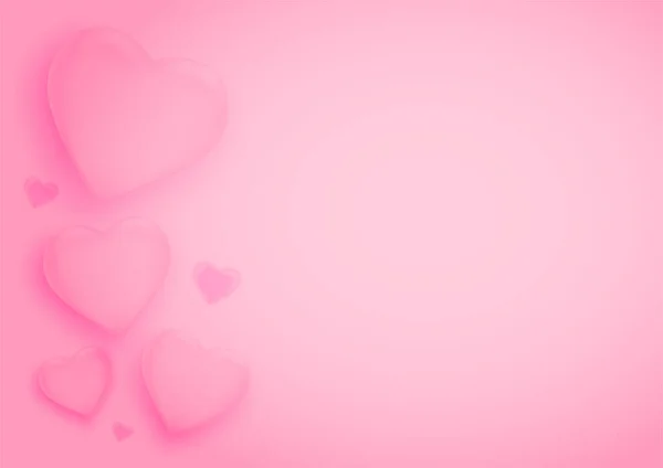 День Святого Валентина Фон Сердцами Векторная Иллюстрация Обои Листовки Приглашения — стоковый вектор