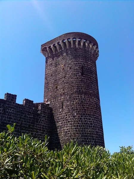 Badia kasteel. Vulci, Tuscania, Vt, Italië — Stockfoto