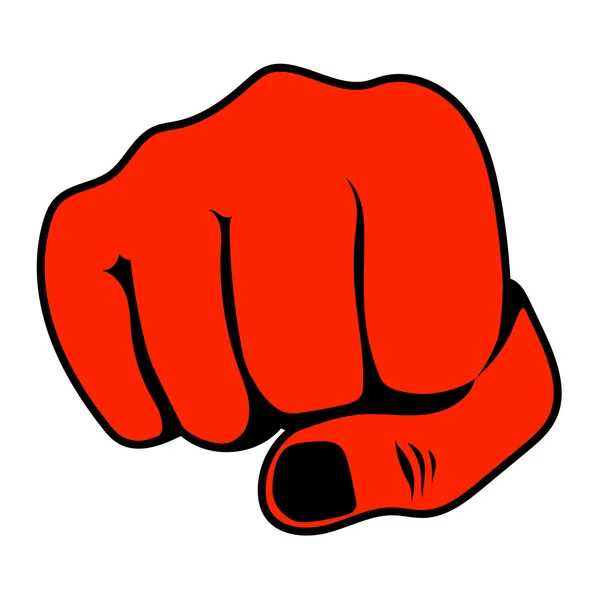 yumruk simgesini (düz)