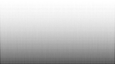 Arkaplanda yarım tonlu notalar var. Pop sanat çizgi dokusu. Çemberli soyut klasik geometrik desen. Vektör illüstrasyonu.