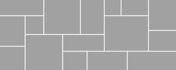 写真や画像のコラージュ テンプレート空のフレーム 創造的なモックアップ — ストックベクタ