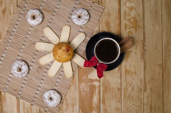 Café con galletas —  Fotos de Stock