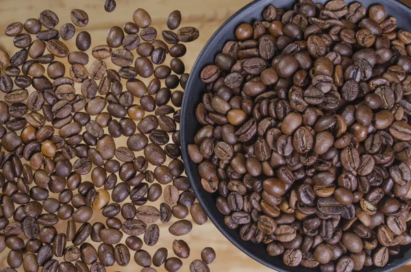 뜨거운 커피 곡물 — 스톡 사진