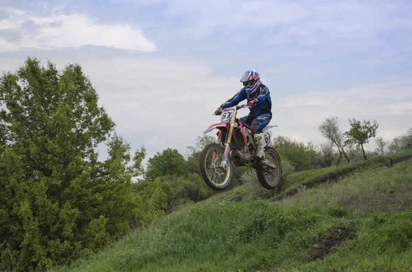 Cross-Country race sport voor echte mannen — Stockfoto