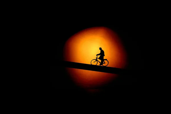Велогонщик . — стоковое фото
