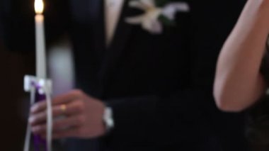 Gelin ve Damat Düğün töreni sırasında