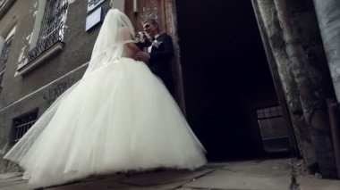 Gelin ve damat düğün gününde