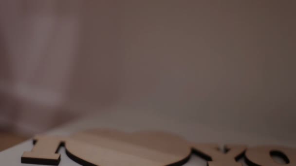 Plaque décorative en bois 