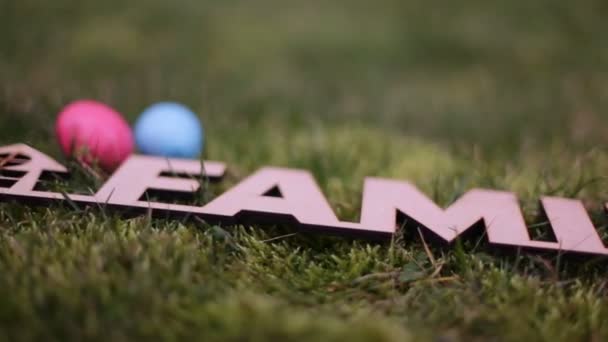 décoration de Pâques famille 