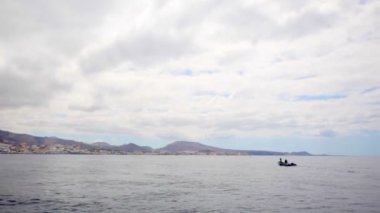 Güzel deniz manzarası. Tenerife. Kanarya Adaları. İspanya.