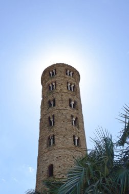 The campanile of Sant'apollinare Nuovo in Ravenna,Italy