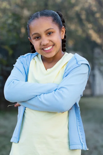 アフリカ系アメリカ人の小さな女の子 — ストック写真