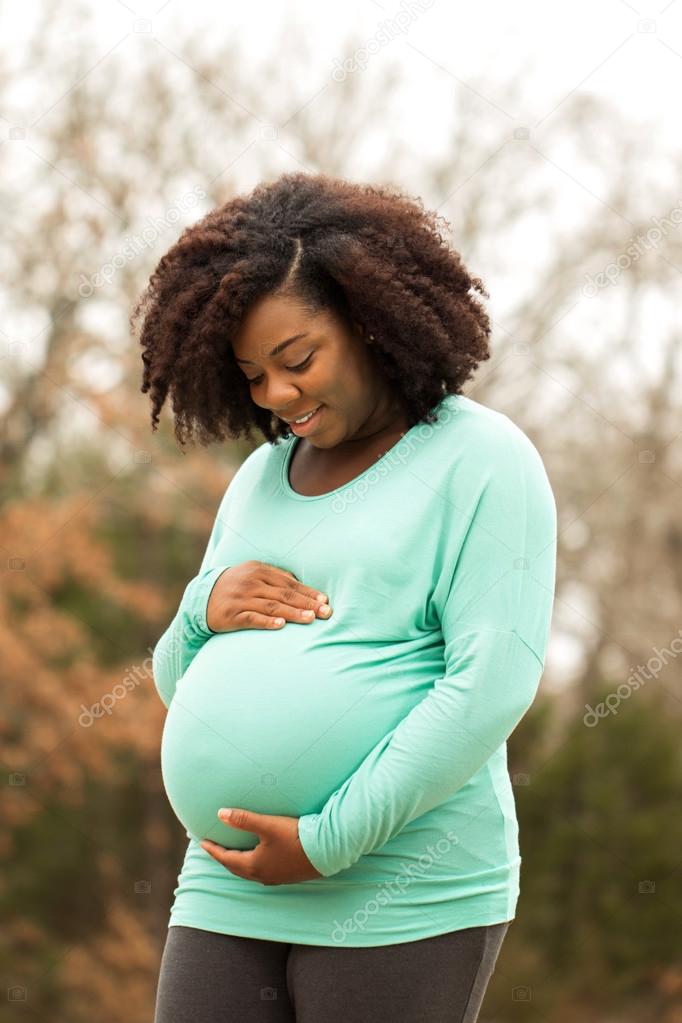 Pregnant African American Woman