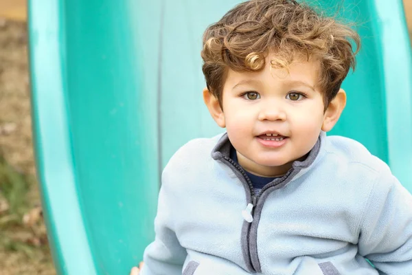 Little boy at the park — Stock Photo, Image