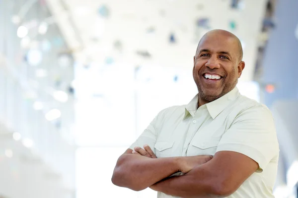 Mogen African American man — Stockfoto