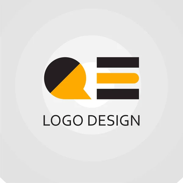 Letra Para Diseño Compañía Logotipo — Vector de stock