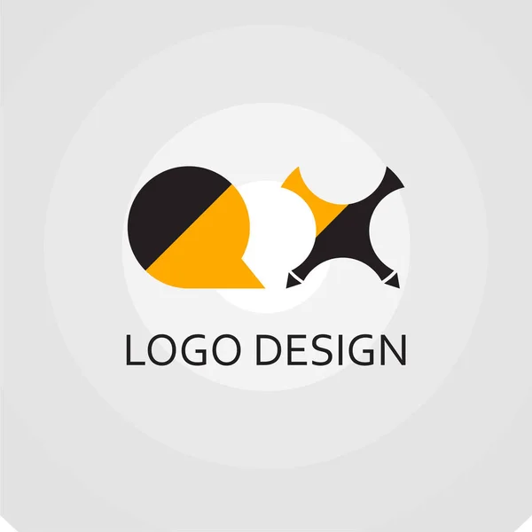 Letra Para Diseño Empresa Logo — Vector de stock