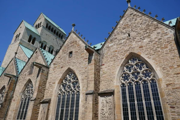Part Exterior Mary Cathedral Hildesheim Germany — Stock Photo, Image