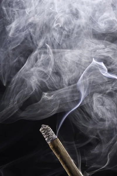 Cigarrillo con humo — Foto de Stock