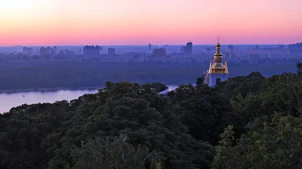 Sunrise lavra Kiev Ukraine — Stock Photo, Image