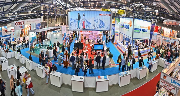 Ausstellung des Tourismus in Kiev, Ukraine — Stockfoto