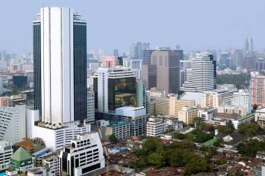 Bangkok şehir merkezi mimari