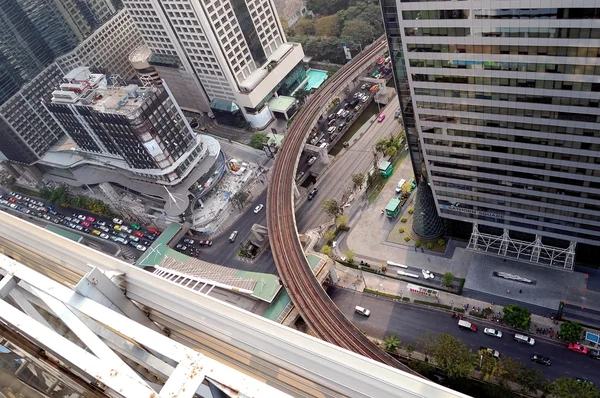 Architektura centrum miasta Bangkok — Zdjęcie stockowe