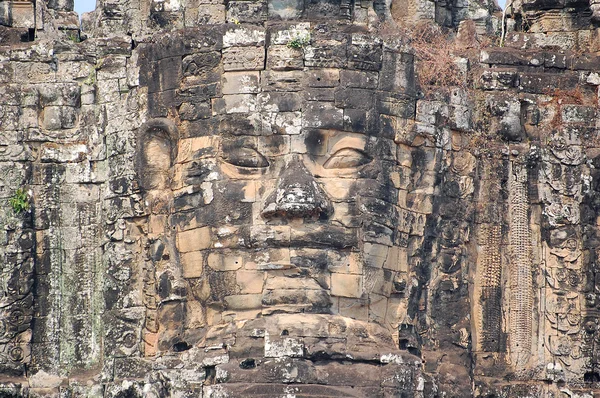 Cara de Buda en la decoración de Angkor —  Fotos de Stock