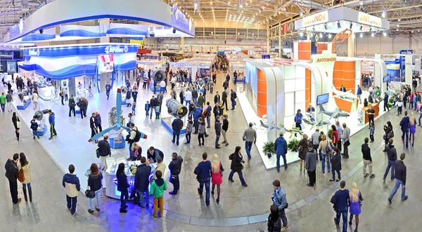 Exposición internacional "Aviasvit" en Ucrania — Foto de Stock