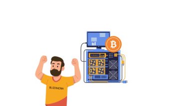 Mutlu Madencilik Bitcoin Animasyonu