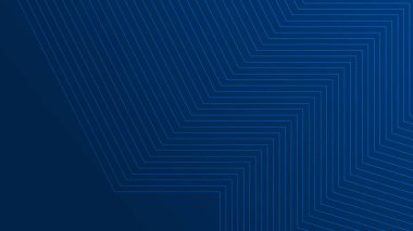 Paralel Çizgi Tasarımı Olan Soyut Arkaplan Mavi Geometrik Desen