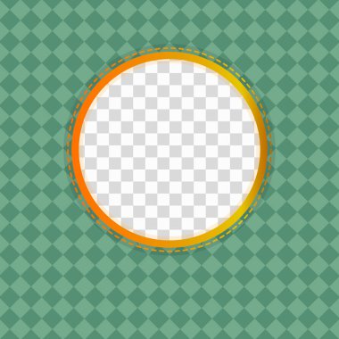 Modern Twibbon geometrik Tasarım Şablonu Şeffaf Arkaplan