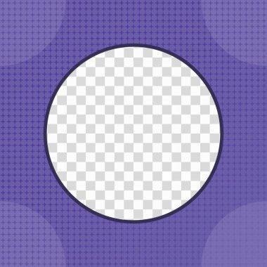 Modern mor profesyonel Twibbon Tasarımı