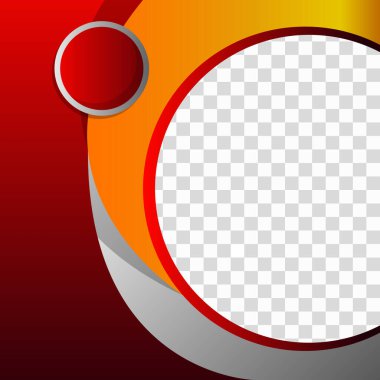 business Twibbon tasarım vektör çizimi