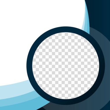 Twibbon mavi ve beyaz arkaplan serbest